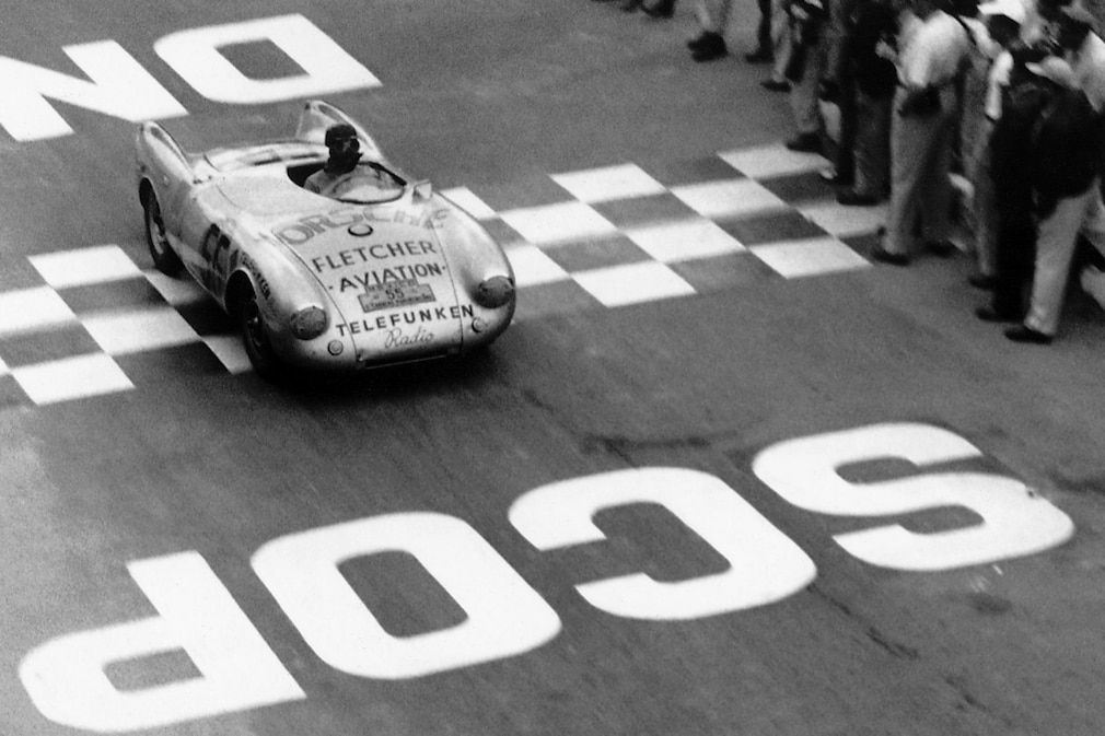 Porsche 550 Spyder, Hans Herrmann, Carrera Panamericana, Mexiko, 1954