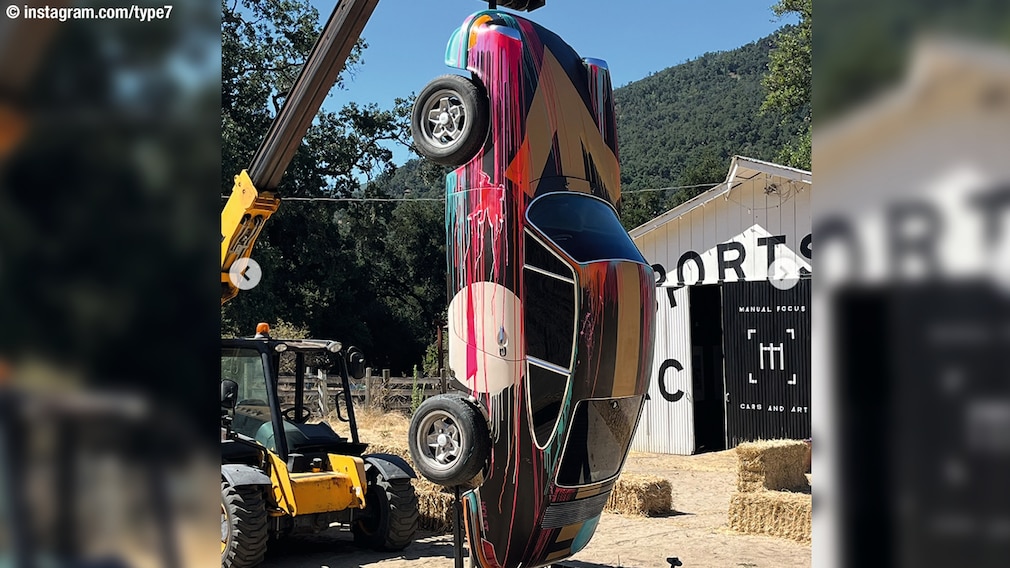 Keine Sorge: Dieser Porsche 912 hängt nicht am Schrottkran!