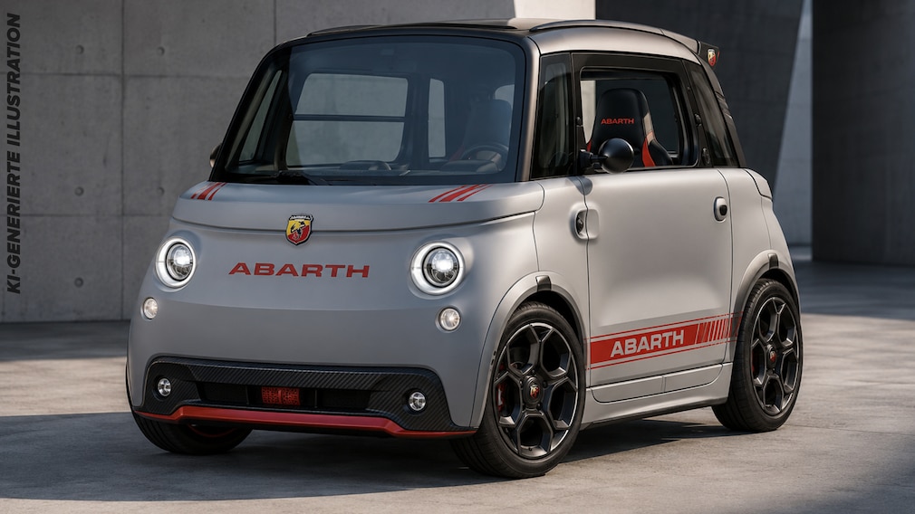 KI-genererierter Abarth Topolino