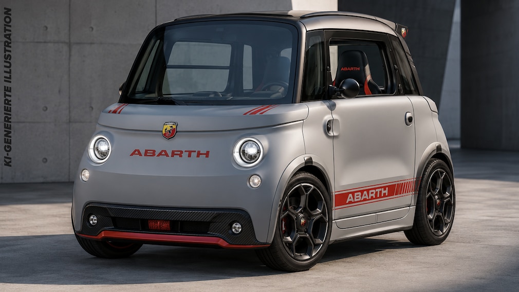 KI-genererierter Abarth Topolino
