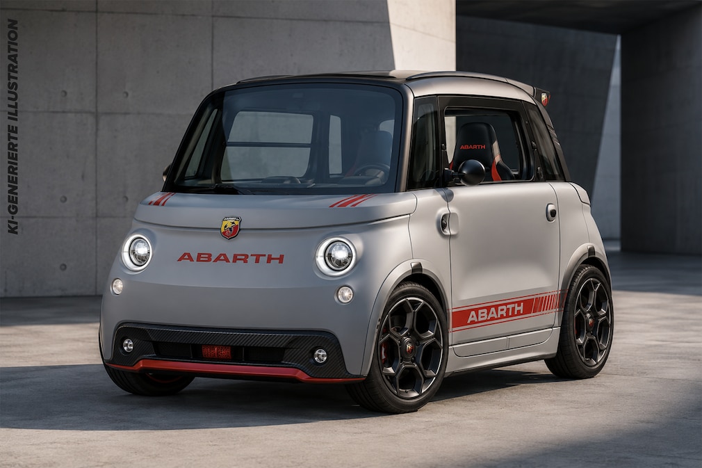 KI-genererierter Abarth Topolino