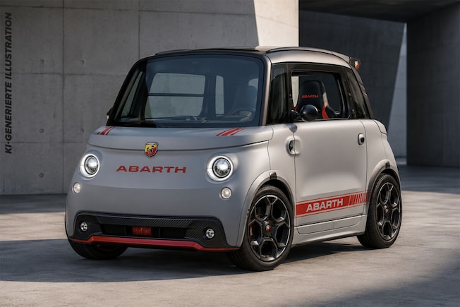 KI-genererierter Abarth Topolino