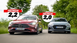 Audi A3 Limousine TFSI 150 kW quattro Mercedes CLA 220 4Matic