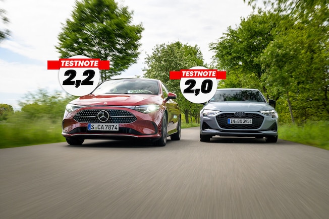 Audi A3 Limousine TFSI 150 kW quattro Mercedes CLA 220 4Matic