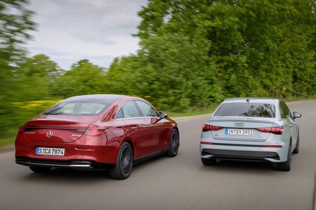 Audi A3 Limousine TFSI 150 kW quattro Mercedes CLA 220 4Matic