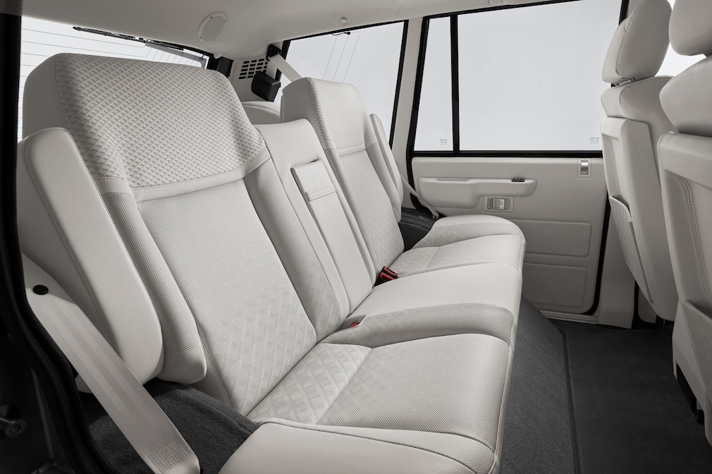 Rücksitze im Range Rover Classic Restomod