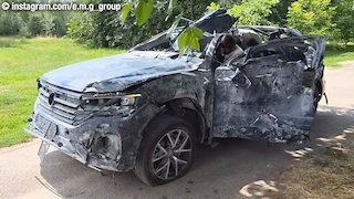 Kaum zu glauben, aber dieser VW Touareg fährt noch