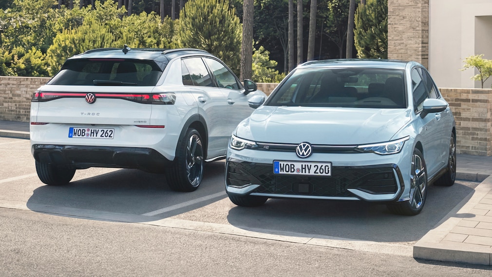 VW T-Roc Hybrid und VW Golf Hbyrid