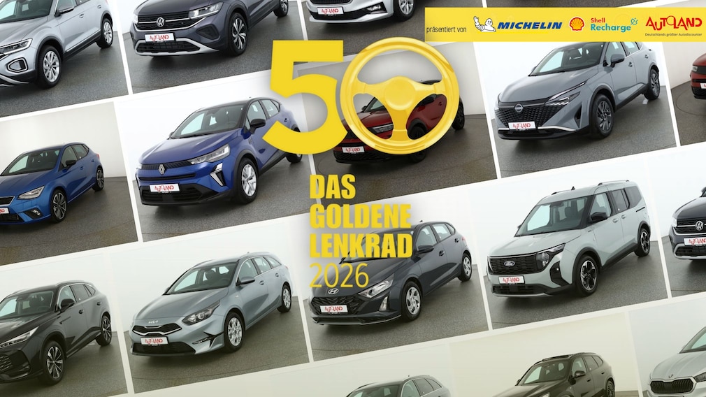Welcher Gebrauchtwagen gewinnt das Goldene Lenkrad 2026?