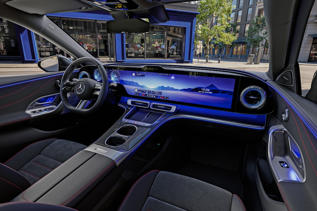 Innenraum Mercedes C-Klasse mit EQ-Technologie