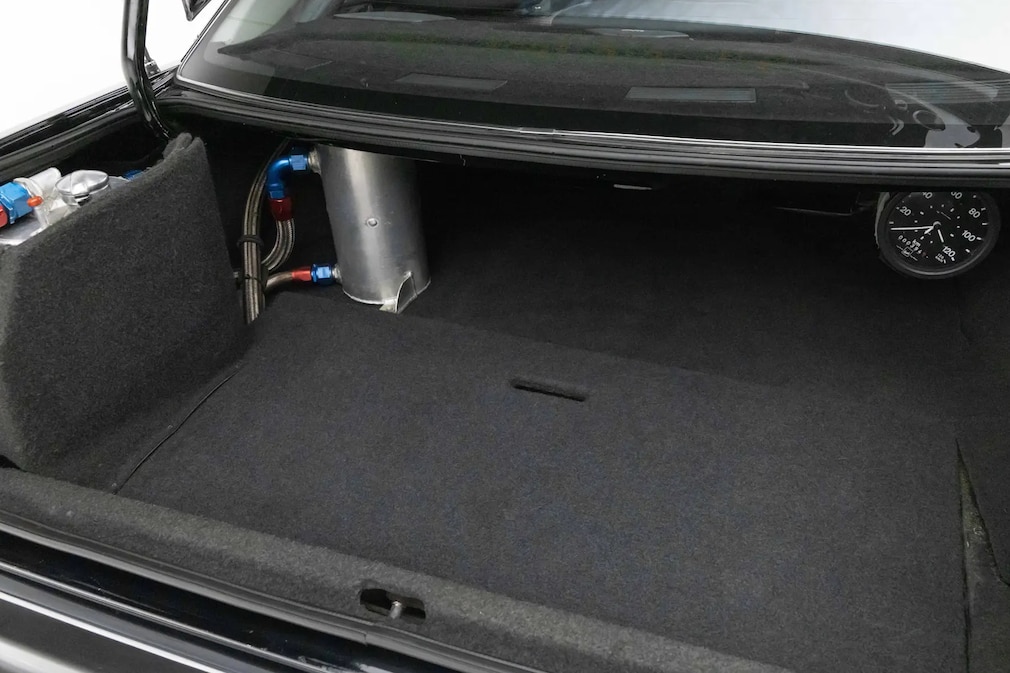 Kofferraum des Audi 5000 CS Turbo quattro Rekordwagen