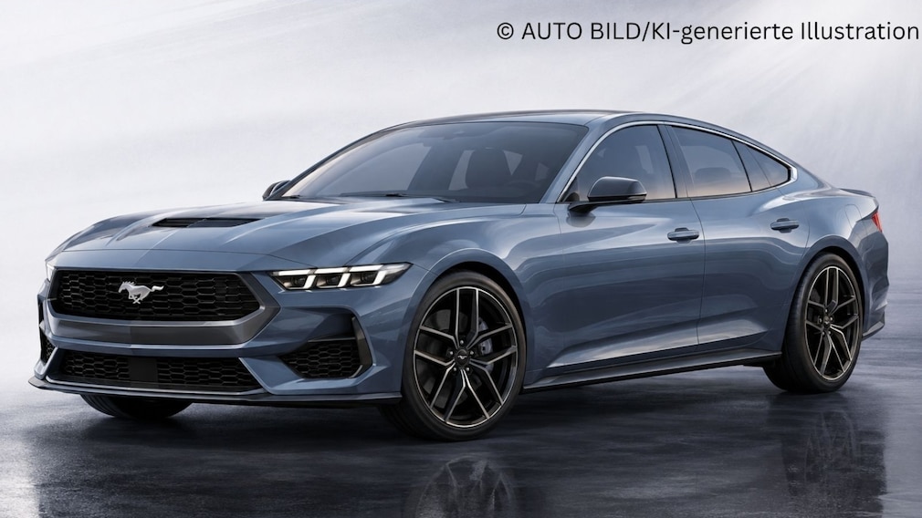 Ford Mustang Mach 4 Illustration