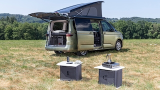 VW California mit neuen Campingmodulen