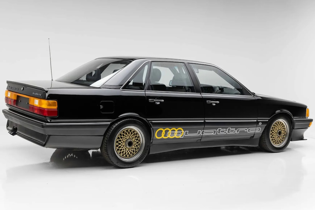 angebliches Rekordauto Audi 5000 CS turbo quattro von schräg hinten