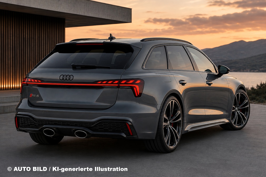 Audi RS 6 C9 Illustration