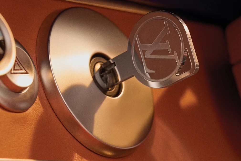 Zündschlüssel des Porsche 911 Coupé von Singer Louis Vuitton