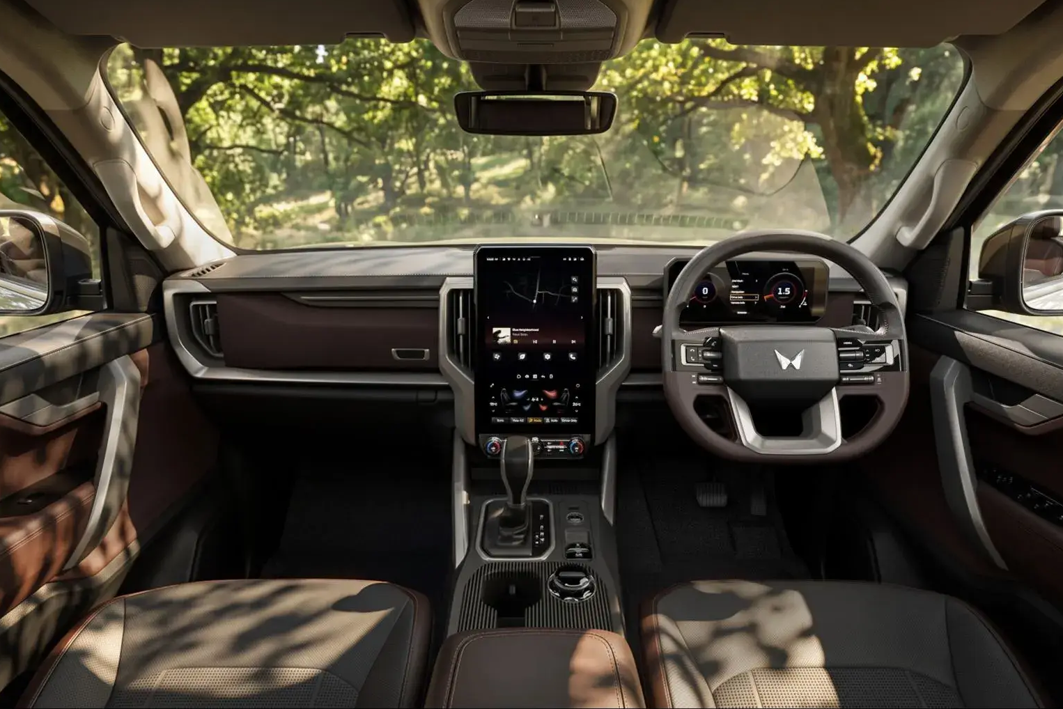 Innenraum des Mahindra Scorpio Lifestylers