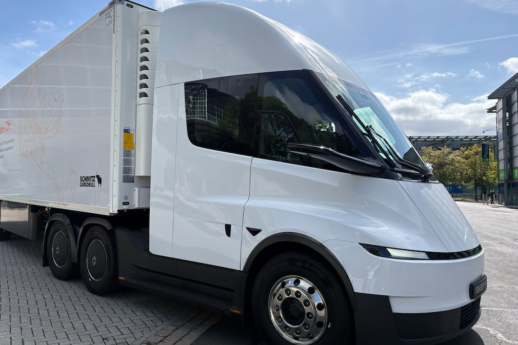 Die Kabine des Tesla Semi