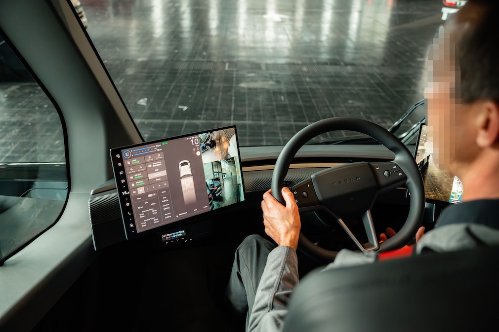 Innenraum des Tesla Semi