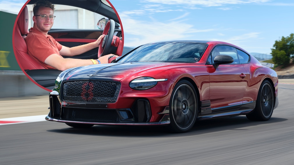 Aufmacher Fahrtest Bentley Supersports DragonRed mit Jan Götze