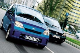 Daihatsu Cuore gegen VW Lupo