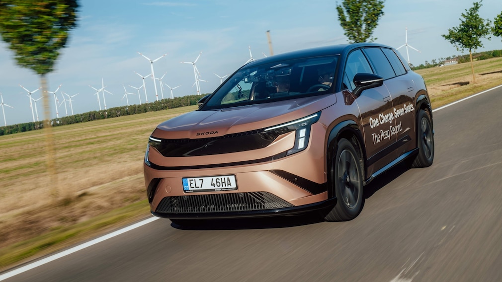 Skoda Peaq WLTP-Rekordfahrt nach Zandvoort