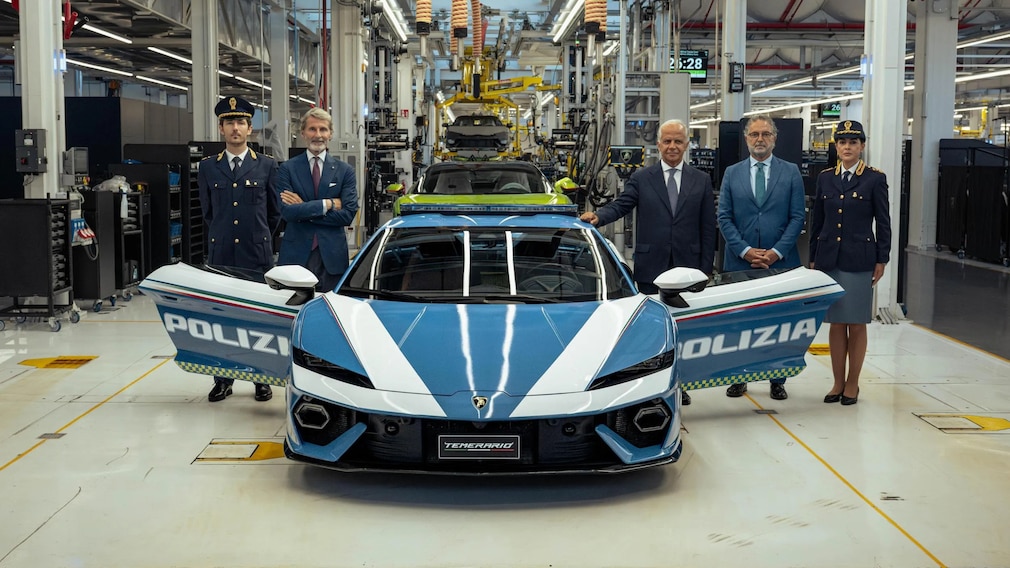 Neuer Lamborghini Temerario Polizia