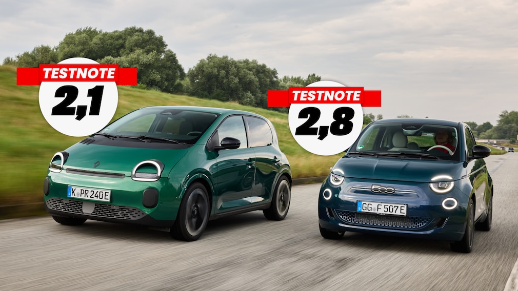 Fiat 500 Elektro Renault Twingo E-Tech 80 Urban Range