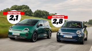 Fiat 500 Elektro Renault Twingo E-Tech 80 Urban Range