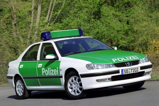 Peugeot 406 HDi als Streifenwagen Peugeot 406 HDi als Streifenwagen