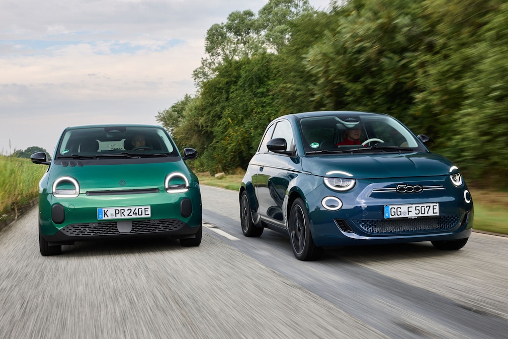 Fiat 500 Elektro Renault Twingo E-Tech 80 Urban Range