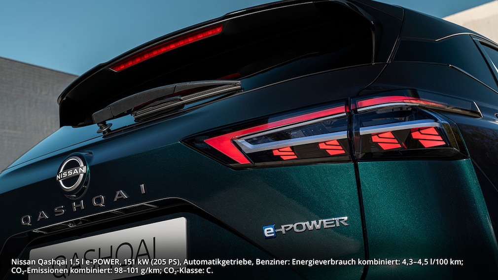 e-POWER ermöglicht elektrisches Fahren ohne externes Laden.