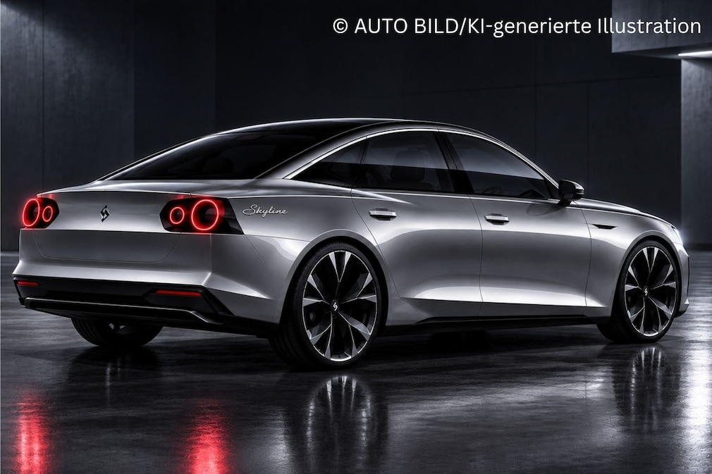 Nissan Skyline 2026 Illustration