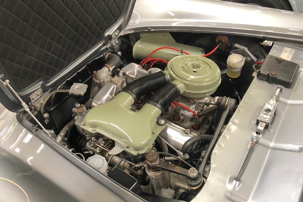 Motor des Fiat 1600 S Pininfarina Coupé OSCA