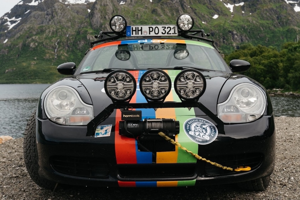 Reise im umgebauten Porsche Boxster