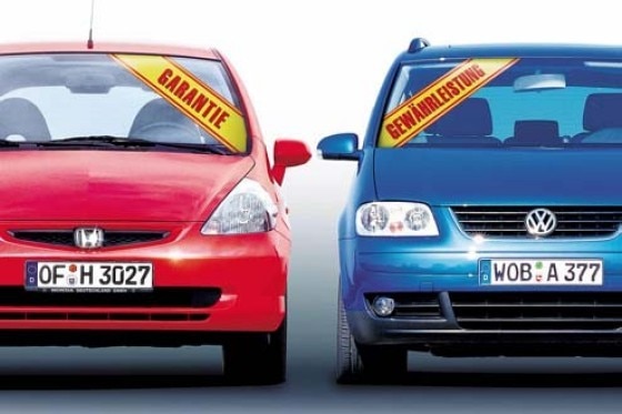 Neuwagen im Vergleich