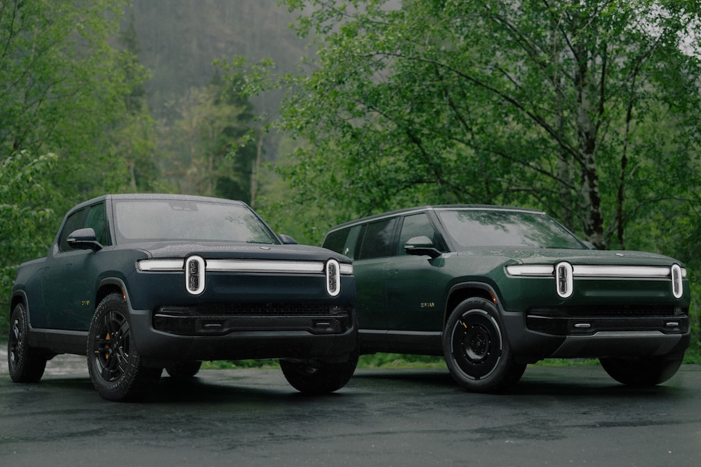 Rivian R1T und R1S
