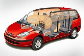 Peugeot 807 im Crashtest