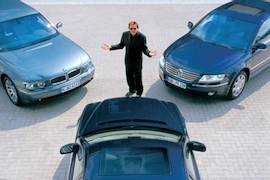 BMW 760Li, Mercedes S 600 L, VW Phaeton W12