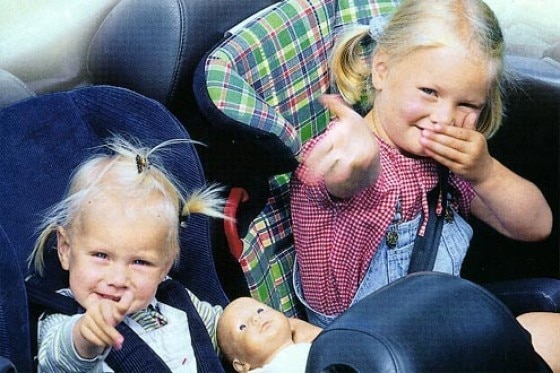 Auftakt der Kampagne "Kind im Auto 2003"