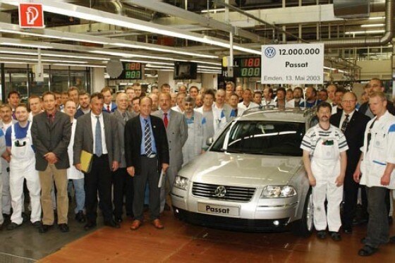 Produktionsjubiläum bei Volkswagen