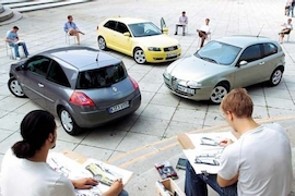 Alfa 147 gegen Audi A3 und Renault Mégane