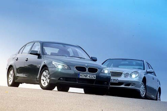 BMW 530i gegen Mercedes-Benz E 320