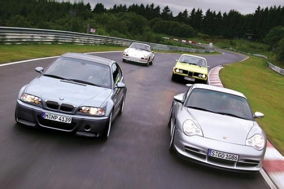 BMW M3 CSL und Porsche GT3 BMW M3 CSL und Porsche GT3