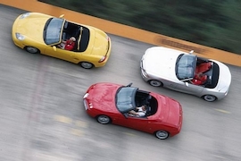 Porsche Boxster, BMW Z4, Alfa Spider