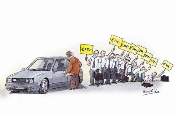Prämien-Vergleich im Internet