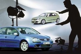 Opel Astra gegen VW Golf