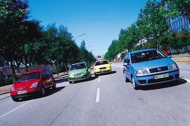C3 gegen Punto, Fiesta und Fabia