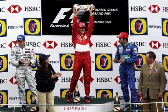Michael Schumacher gewinnt GP der USA Michael Schumacher gewinnt GP der USA