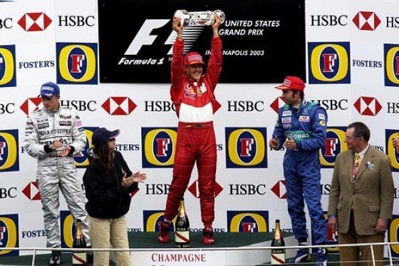 Michael Schumacher gewinnt GP der USA